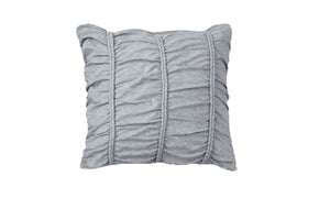 Jersey Knit Cotton Duvet Set in Grey - Wonderhome