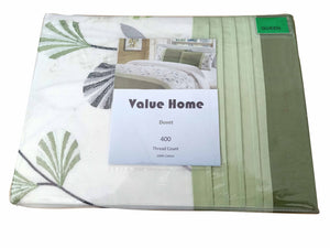 Value Home Pleated Queen Size Duvet Cover Set