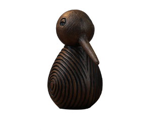 Kaycee Rose Wood Bird Statues Set Home Décor Bird Sculpture for Living Room, Bathroom, Office Modern Style Birds Decorative Ornaments (Set of 3)