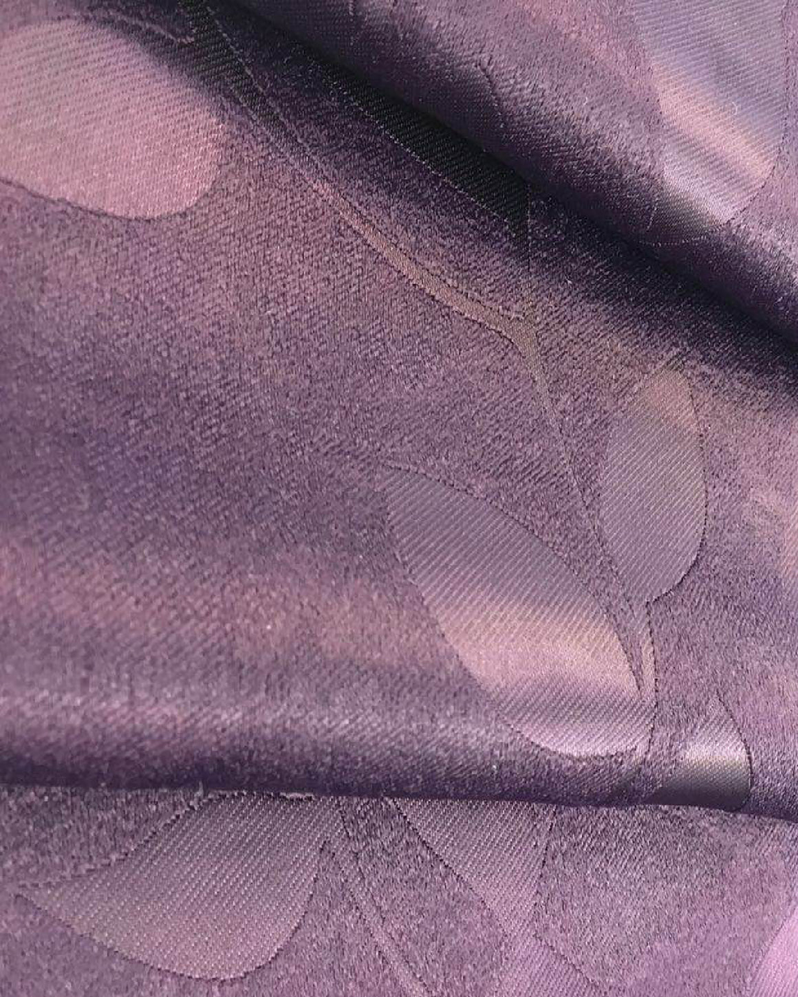Natalie Jacquard Light Blocking Panel Curtain in Purple - Wonderhome