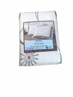 Value Home 100% Cotton Night Embroidery Pillow Shams