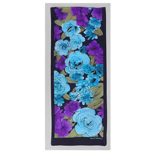 W Decor  Silk Scraf for Women 35x Inch Square Lightweight Hair Wrap Scarf For Sleeping（Silk fabric for Printing））