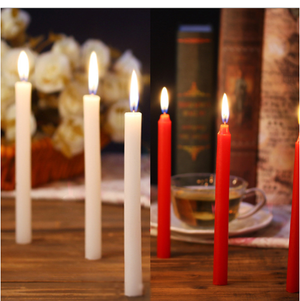 909 collection 10 Pack 10 Inch Tall Taper Candles Dripless Candles