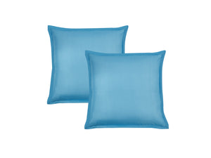 Rachel Pleated Comforter Set in Blue - Wonderhome
