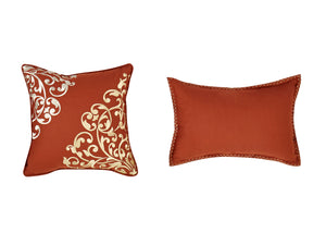 Takara Cotton Comforter Set in Light Brown - Wonderhome