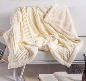 Plain color double laminate blanket summer flannel blanket