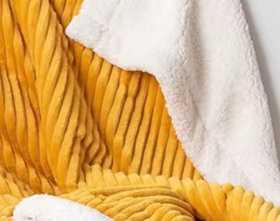 Plain color double laminate blanket summer flannel blanket