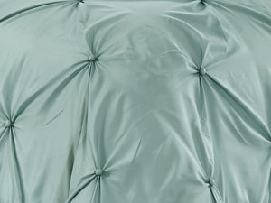 Harper Solid Comforter Set in Green - Wonderhome