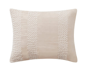 Washed Cotton Rectangle Pillow in Ivory - Wonderhome