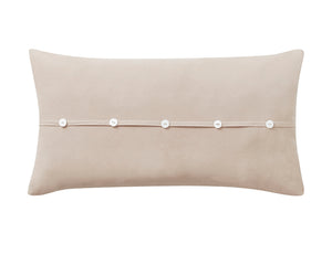 Washed Cotton Oblong Pillow in Ivory - Wonderhome