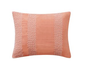 Washed Cotton Rectangle Pillow in Orange - Wonderhome
