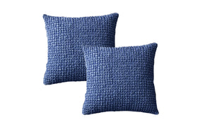 Jersey Knit Cotton Duvet Set in Blue - Wonderhome