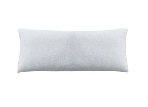 Jersey Knit Cotton Oblong Body Pillow in Grey - Wonderhome
