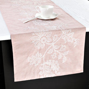 Chantilly Table Runner in Blush - Wonderhome