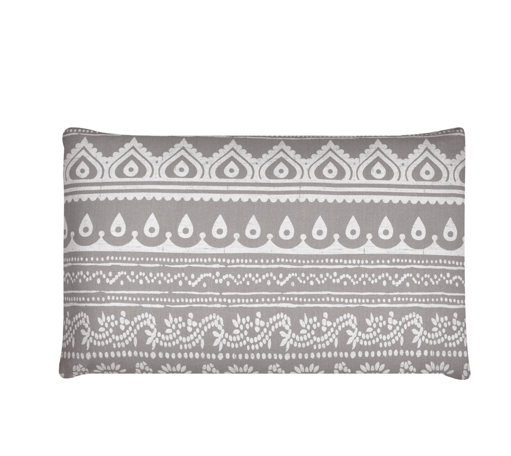 Jaipur Printed Cotton Comforter Set in Grey Wonderhome