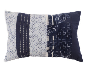 Kobe Cotton Comforter Set in Blue - Wonderhome