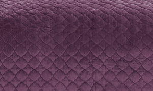 Tiberius Velvet Quilt Set in Regal Purple - Wonderhome