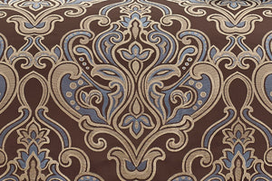 Turin Jacquard Comforter Set in Brown - Wonderhome
