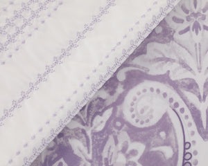Treviso Microfiber Comforter Set in Purple - Wonderhome