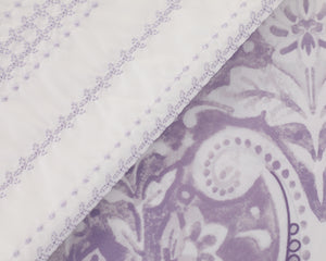 Treviso Microfiber Comforter Set in Purple - Wonderhome
