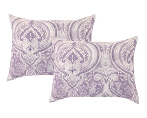 Treviso Microfiber Comforter Set in Purple - Wonderhome